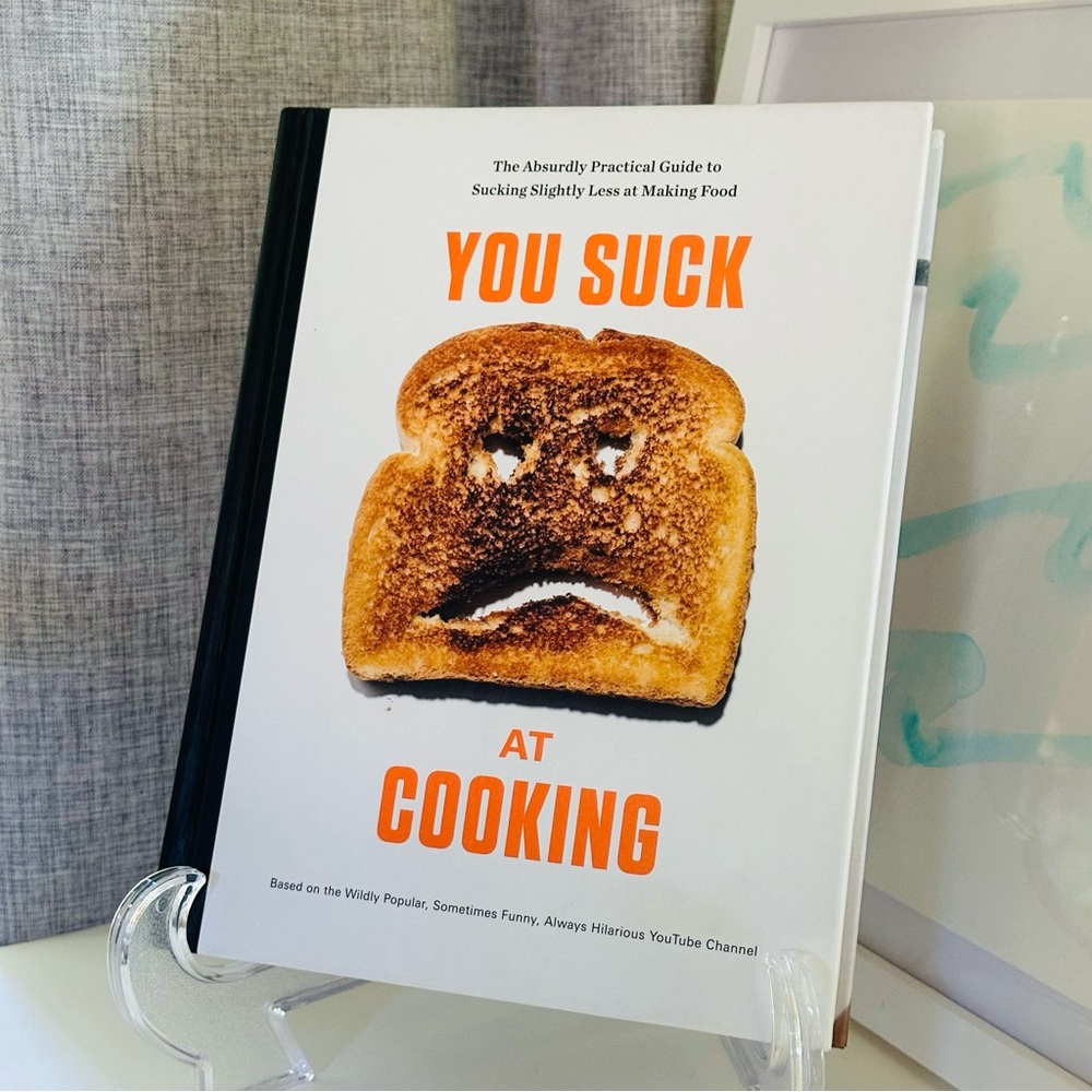 NEW You Suck at Cooking 🍳 Cookbook Hardcover Hilarious Recipe Book